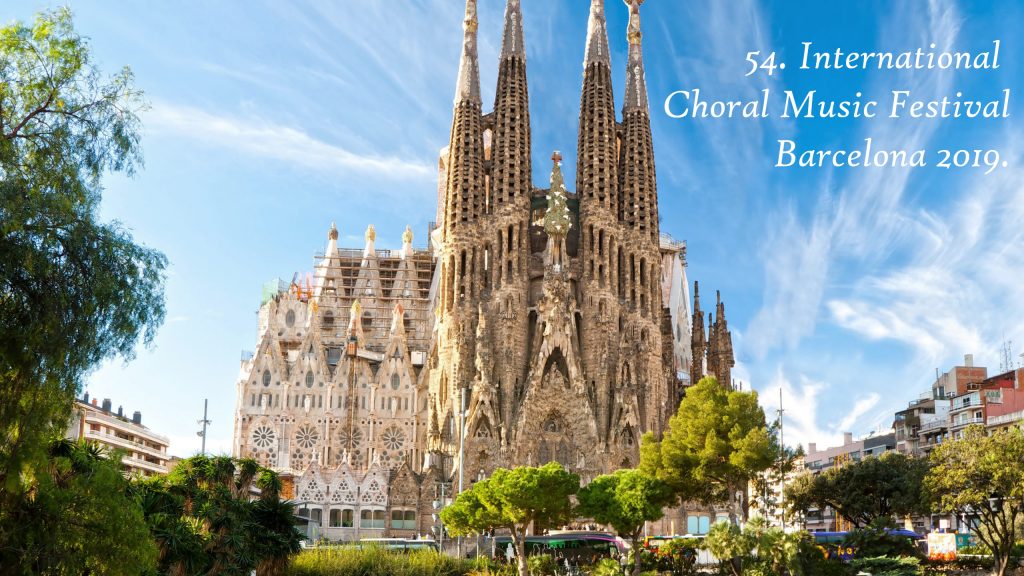 54th International Choral Music Festival - BARCELONA 2019
